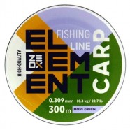 Лісочка рибальська, ZEOX Element Carp Moss Green, 300м, перетин 0,309мм